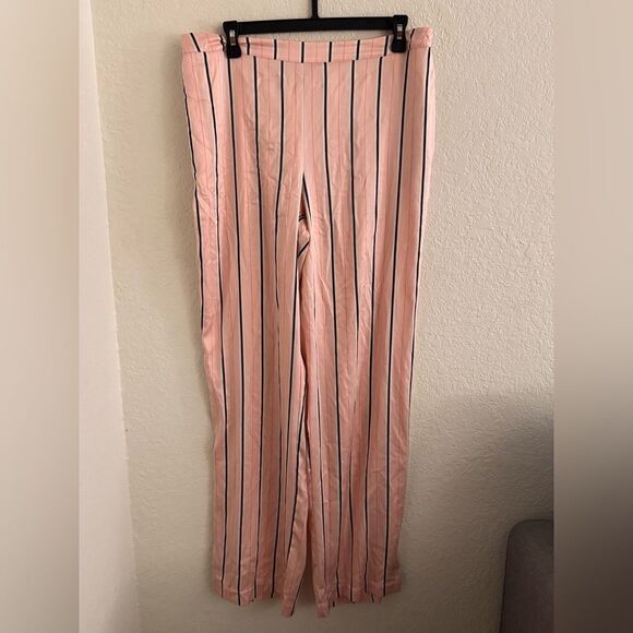 Victoria's Secret Pink and Black Satin Pajama Pants - Picture 1 of 5